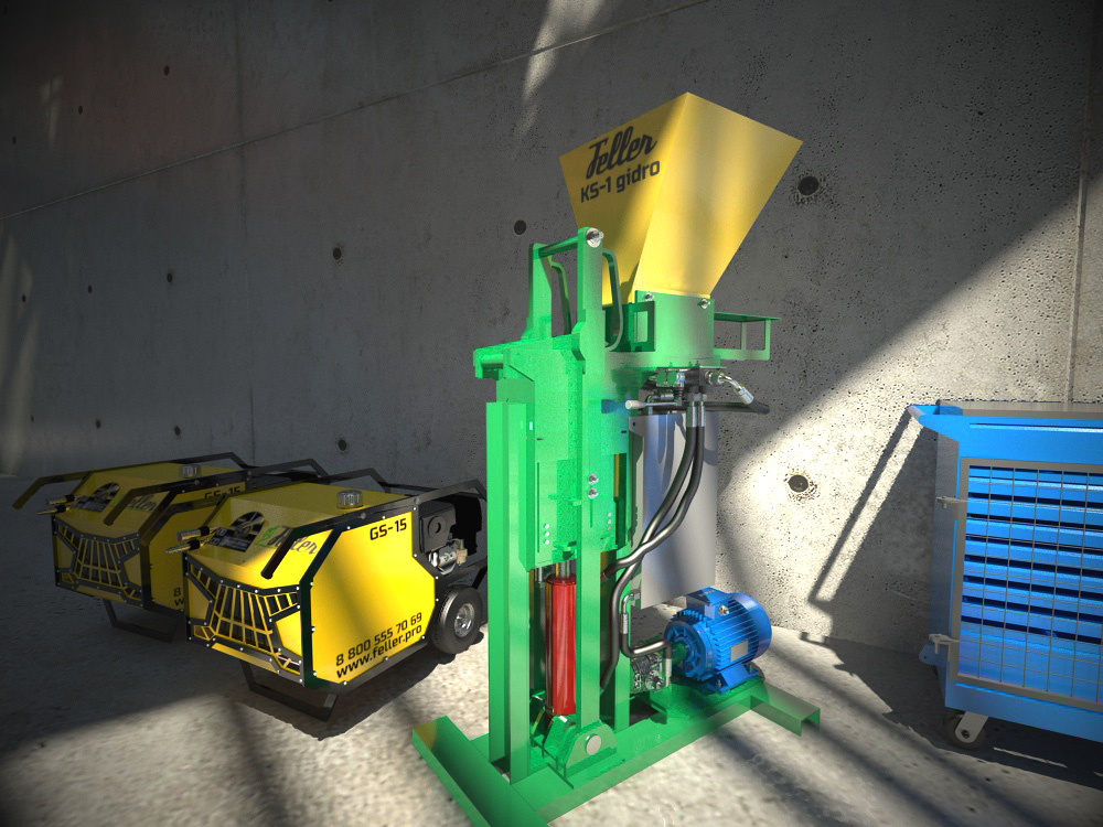 Станок для изготовления лего кирпича Феллер